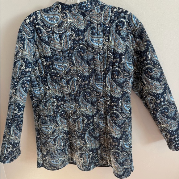 JUST CLASS Reversible Quilted Paisley Cotton Jacket XL Cottagecore Grannycore - Picture 4 of 6